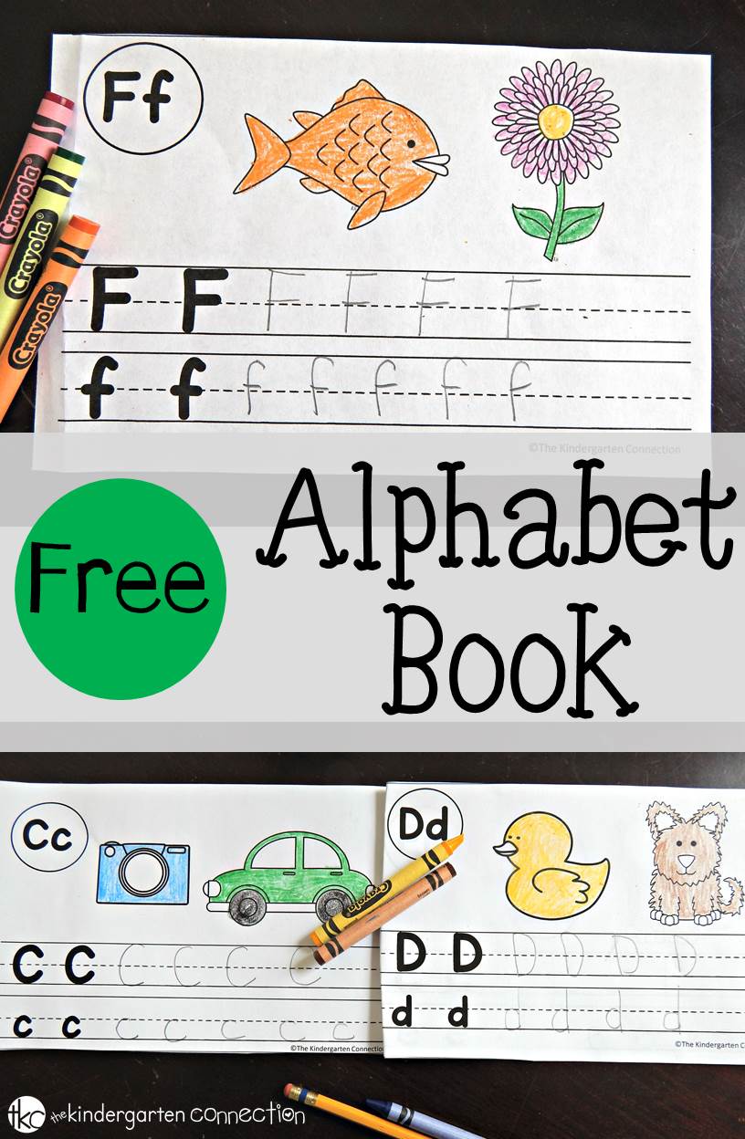 Free Alphabet Book Template Printable Templates