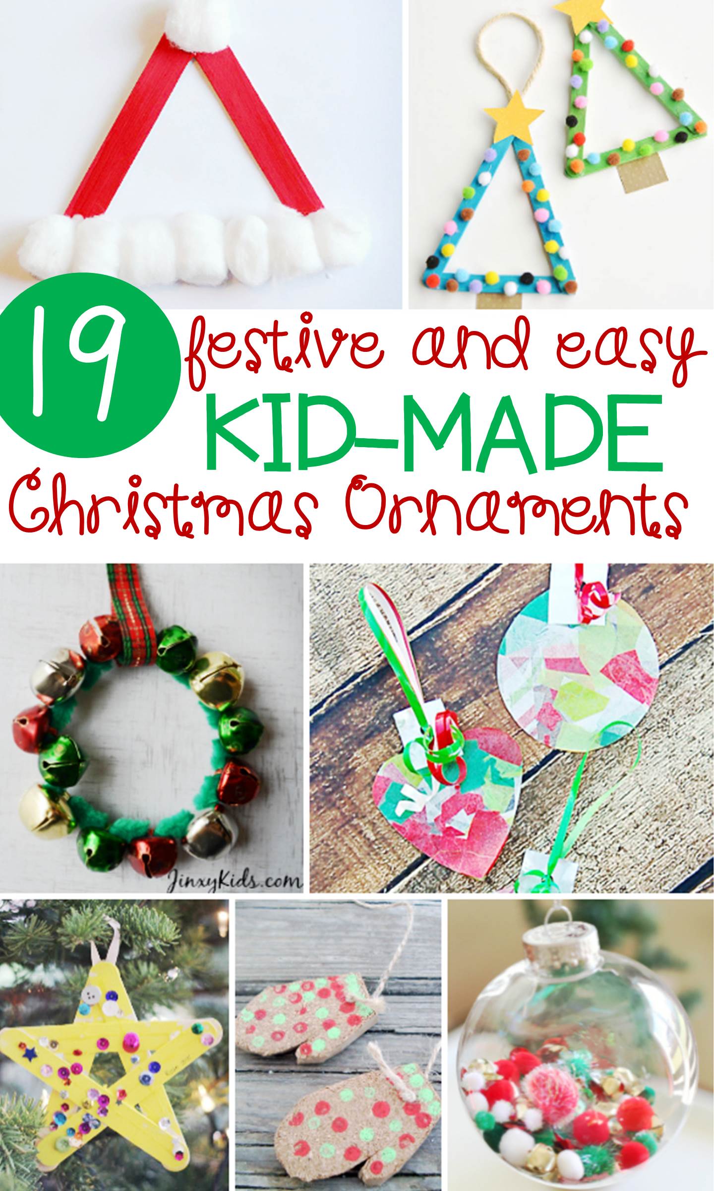 Festive and Simple Kids' Christmas Ornaments - The Kindergarten Connection