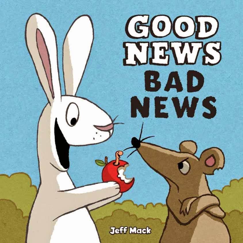 Good News Bad News has illustrations that are so vivid and perfect for teaching kids to read the pictures.