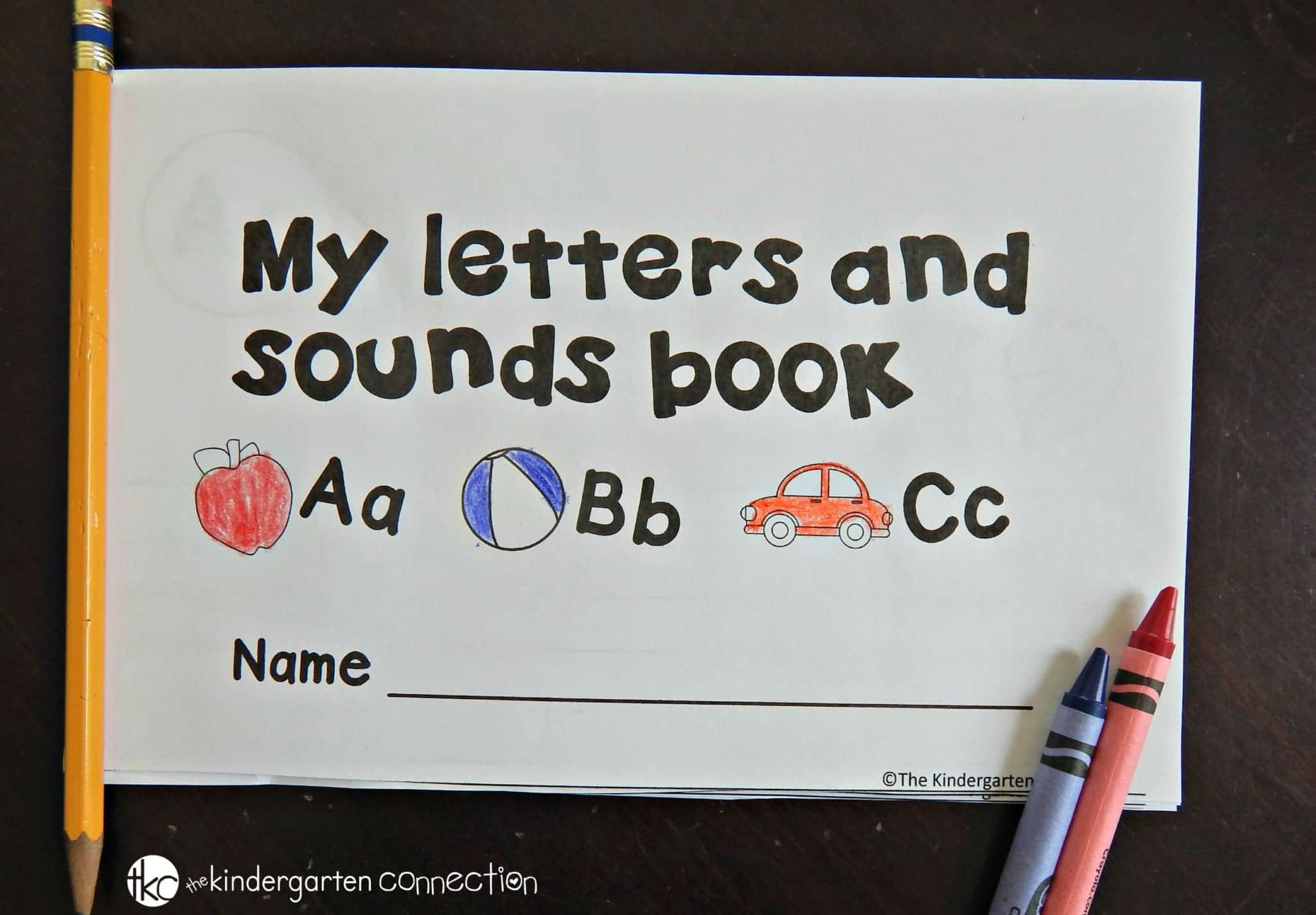 Free Alphabet Book - The Kindergarten Connection