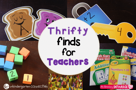 Thrifty Finds and Deals for Teachers {The Elementary Entourage}