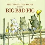 The Three Little Wolves and the Big Bad Pig tells the story of little wolves building houses and trying to avoid the big bad pig.