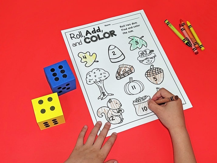 Free Fall Printables for Math and Literacy