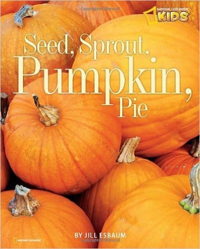 Seed, Sprout, Pumpkin Pie has beautiful photographs taking you through the life cycle of a pumpkin.