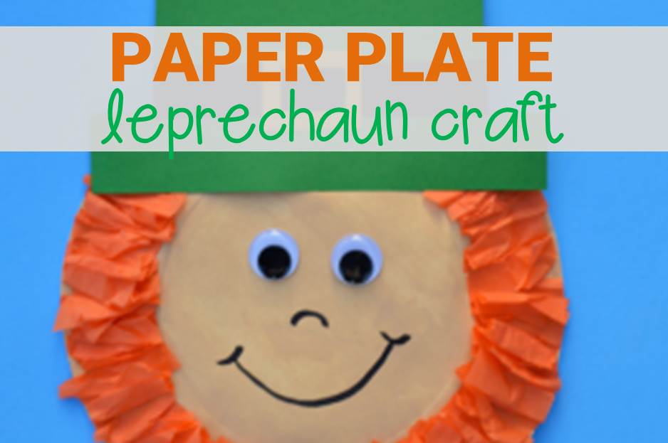paper plate leprechaun