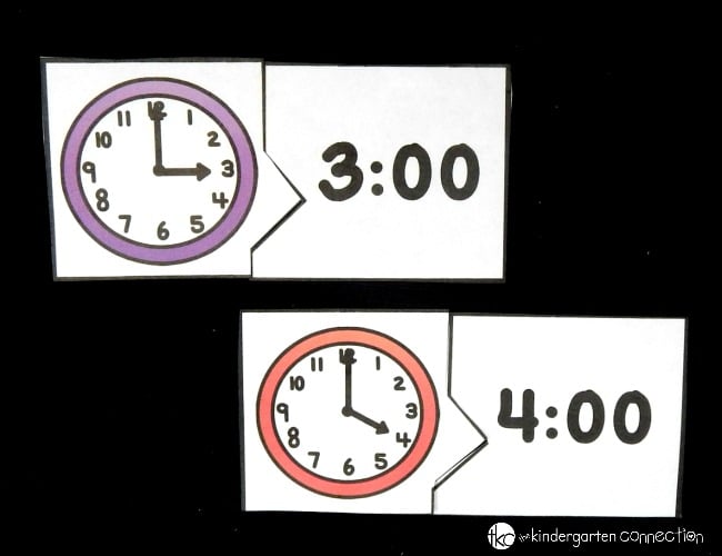 Work on telling time with these fun and free time to the hour puzzles!