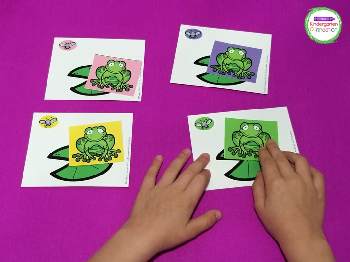 Hungry Frogs Color Matching Game