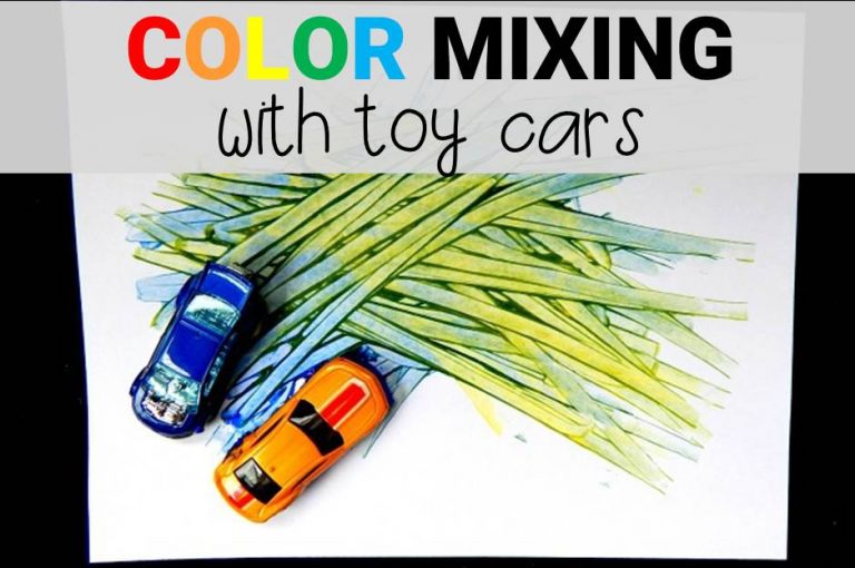 Color Mixing With Toy Cars