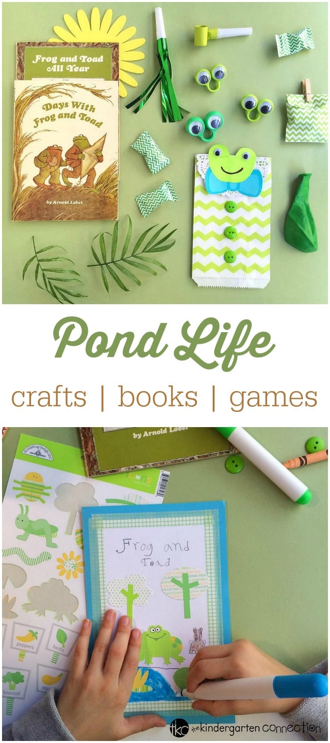 These pond life activities for Kids are a great way to introduce students to nature and outdoor play through the use of books, crafts, and even games!