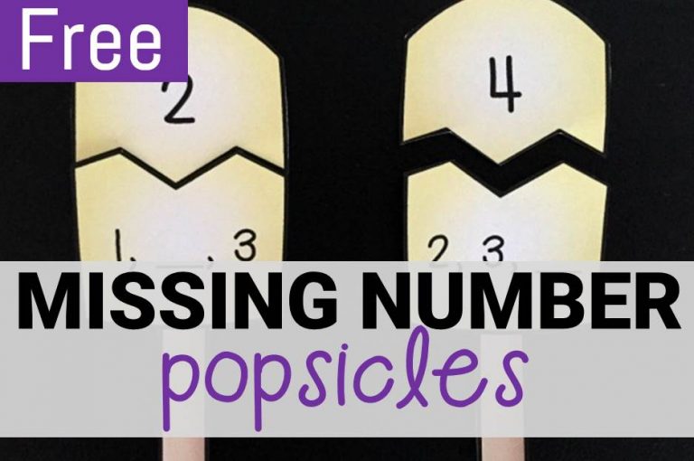 Missing Number Popsicles