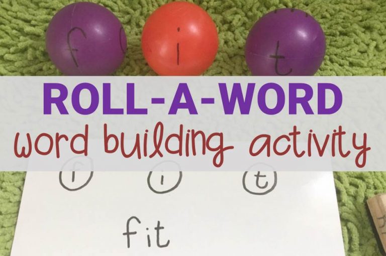 Roll-a-Word Word Building Activity