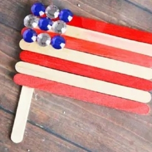 Patriotic American Flag Craft