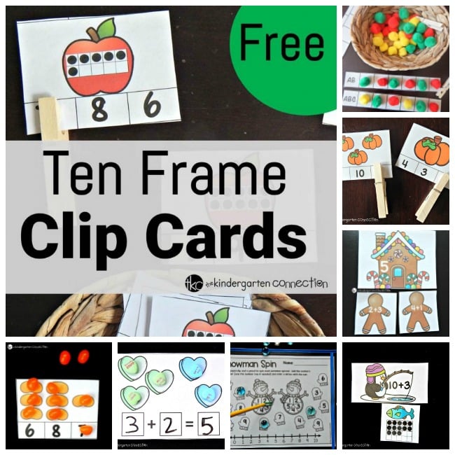 These 50+ incredible math printables and activities for Pre-K to 1st grade help develop number sense, counting, addition, subtraction, and more!