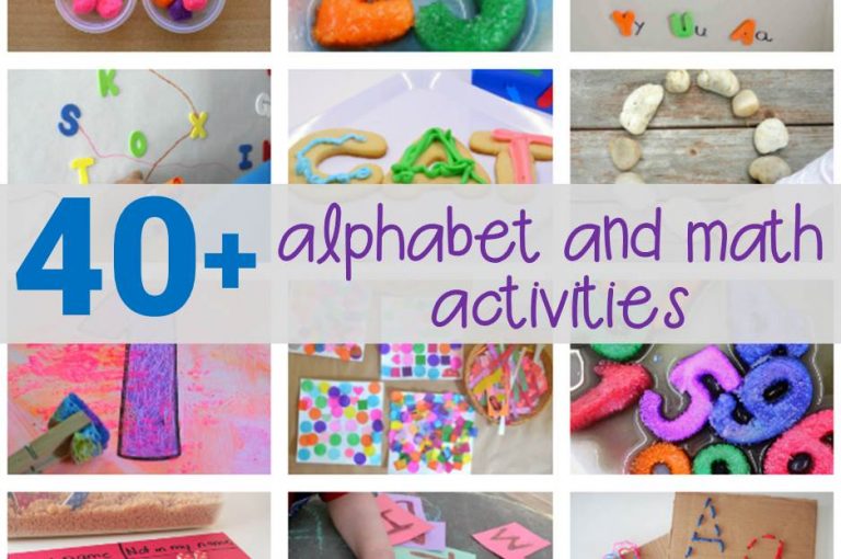 ABC’s and 123’s Alphabet and Math Activities
