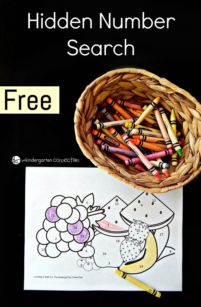 This fun hidden number activity is perfect for helping preschoolers and kindergarteners with number identification. Search and find number 1-20
