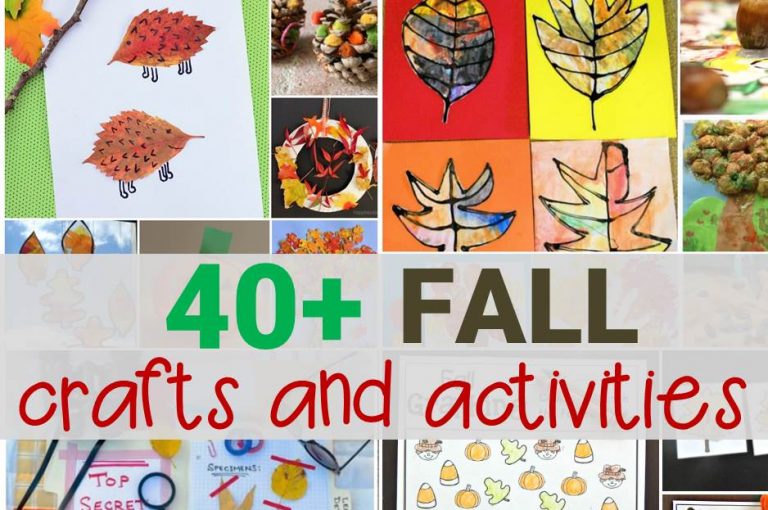 40+ Fall Crafts and Activities