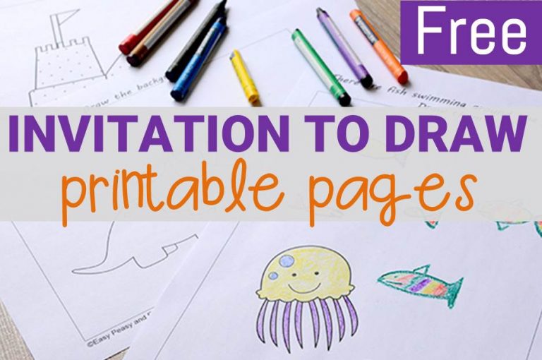 Fun Drawing Printables for Kids