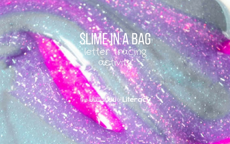 This slime in a bag letter tracing activity is so much sensory fun for preschoolers and kindergarteners who are learning their alphabet! 