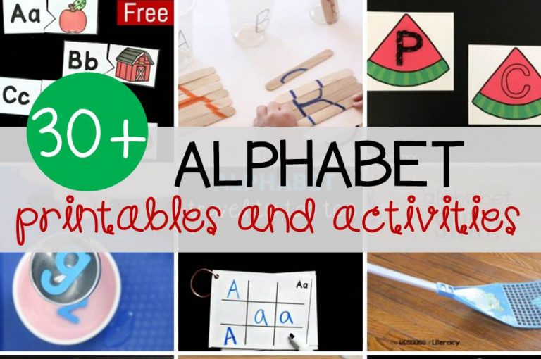 30+ Alphabet Printables and Activities