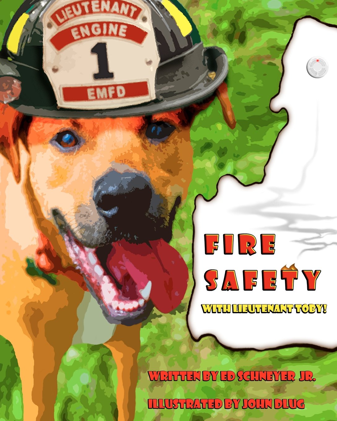 In Fire Safety with Lieutenant Toby we see illustrations that are fun and engaging for kids.