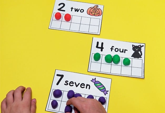 Halloween Counting Cards