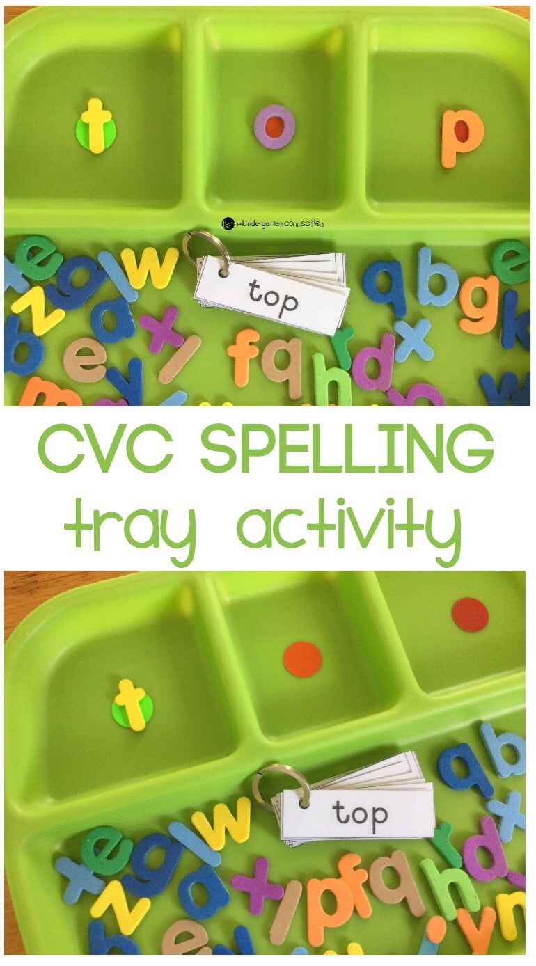 CVC Spelling Tray Activity