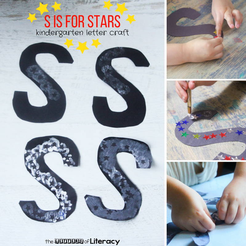 Kids of all ages are curious about the stars, the moon and the sun. Create your own "starry" S is for Star Letter S Craft as part of our Kindergarten Letter Craft series.