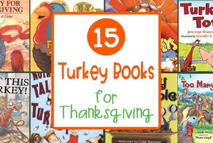 15 Turkey Books for Thanksgiving