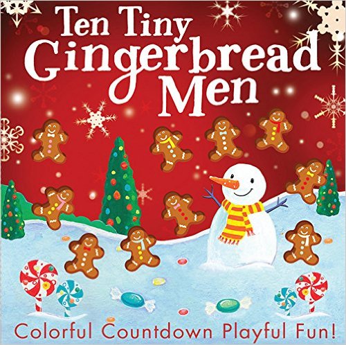 Count down from 10 to 1 with the Ten Tiny Gingerbread Men.