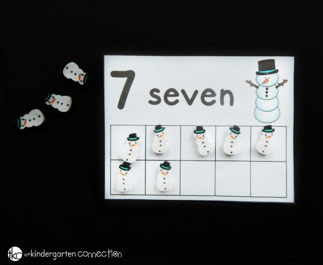 These free Christmas eraser counting cards are a great holiday math center to work on numbers, counting, and one to one correspondence! They add tons of holiday fun to the classroom!