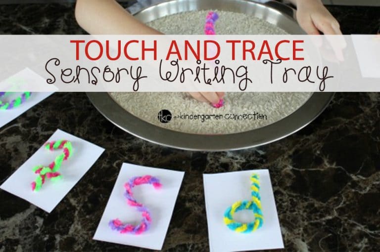 Touch and Trace Sensory Writing Tray