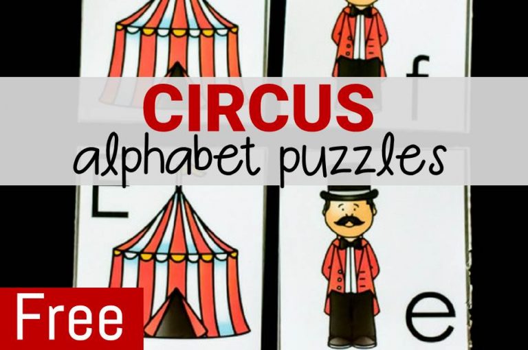 Circus Alphabet Puzzles