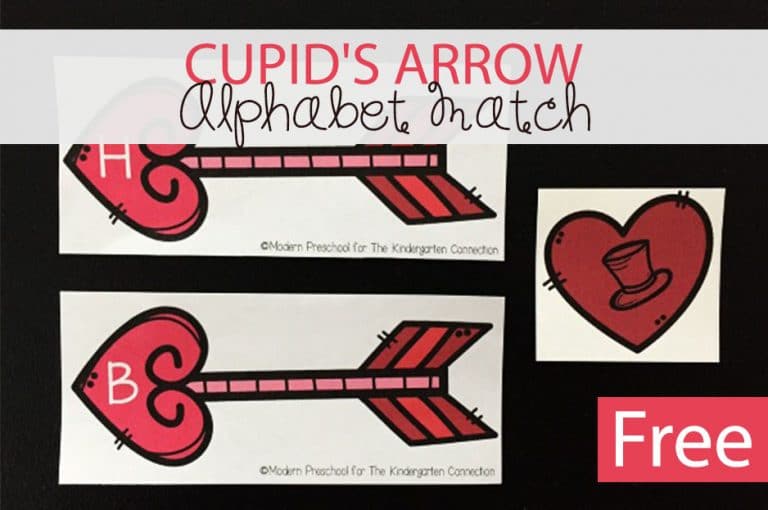 Cupid’s Arrow Alphabet Match