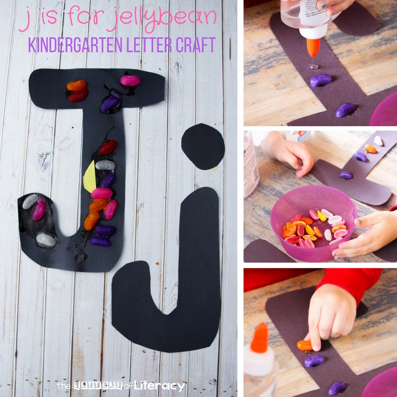 Today, we're sharing our J is for Jellybean Kindergarten Letter J Craft. Practice fine motor skills and make letter learning hands-on!