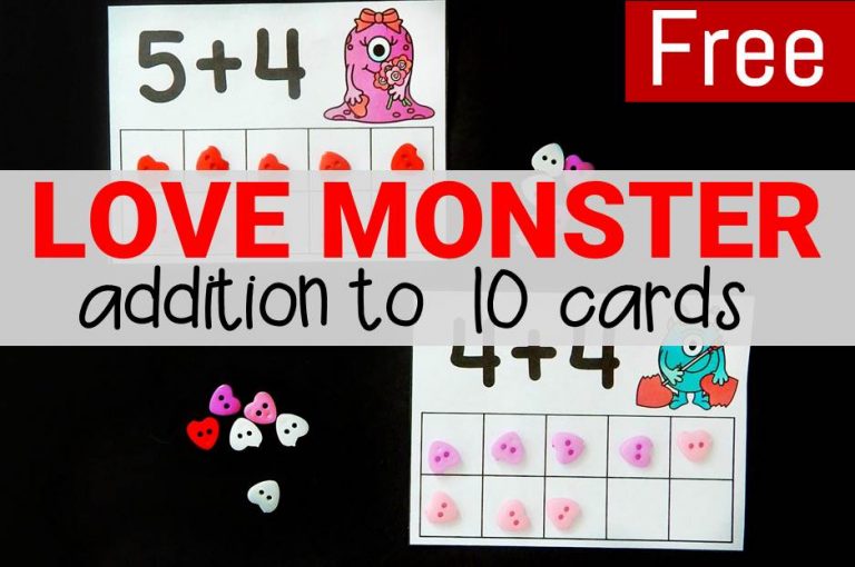 Love Monster Addition to 10 Cards