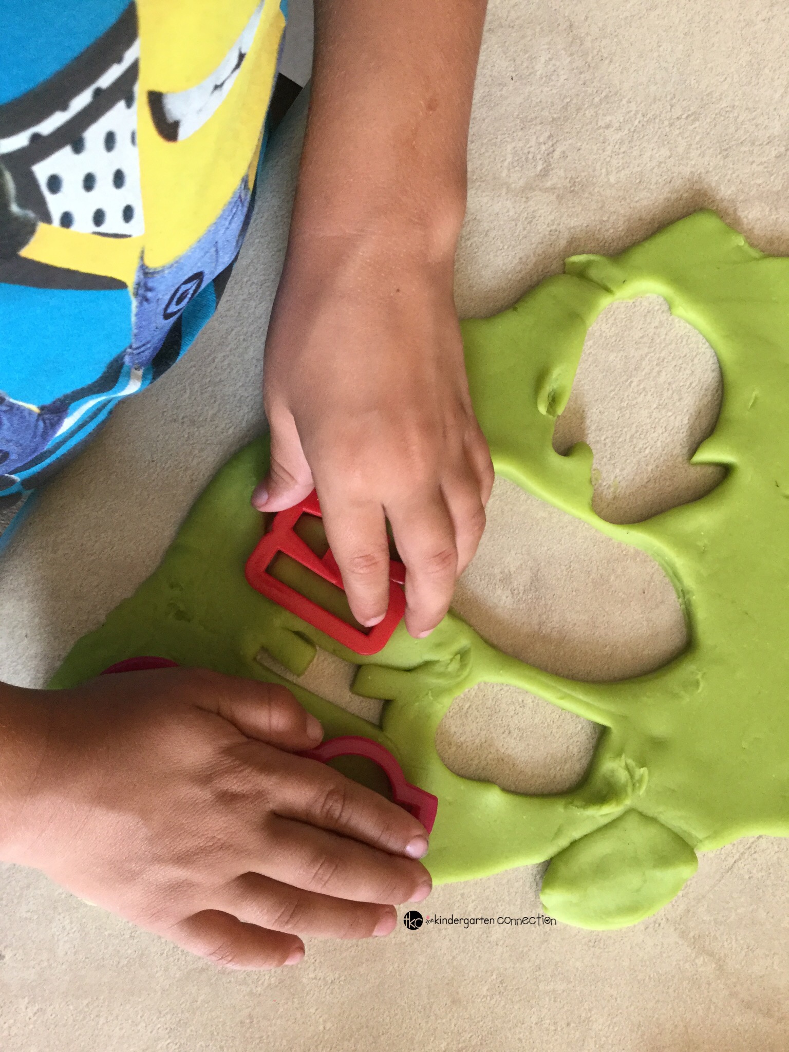 Playdough is so versatile and makes a great sensory material to use for learning. Use playdough for this fun initial sound playdough cookies activity!