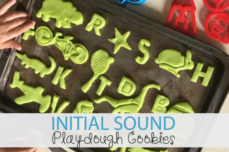 Initial Sound Playdough Cookies