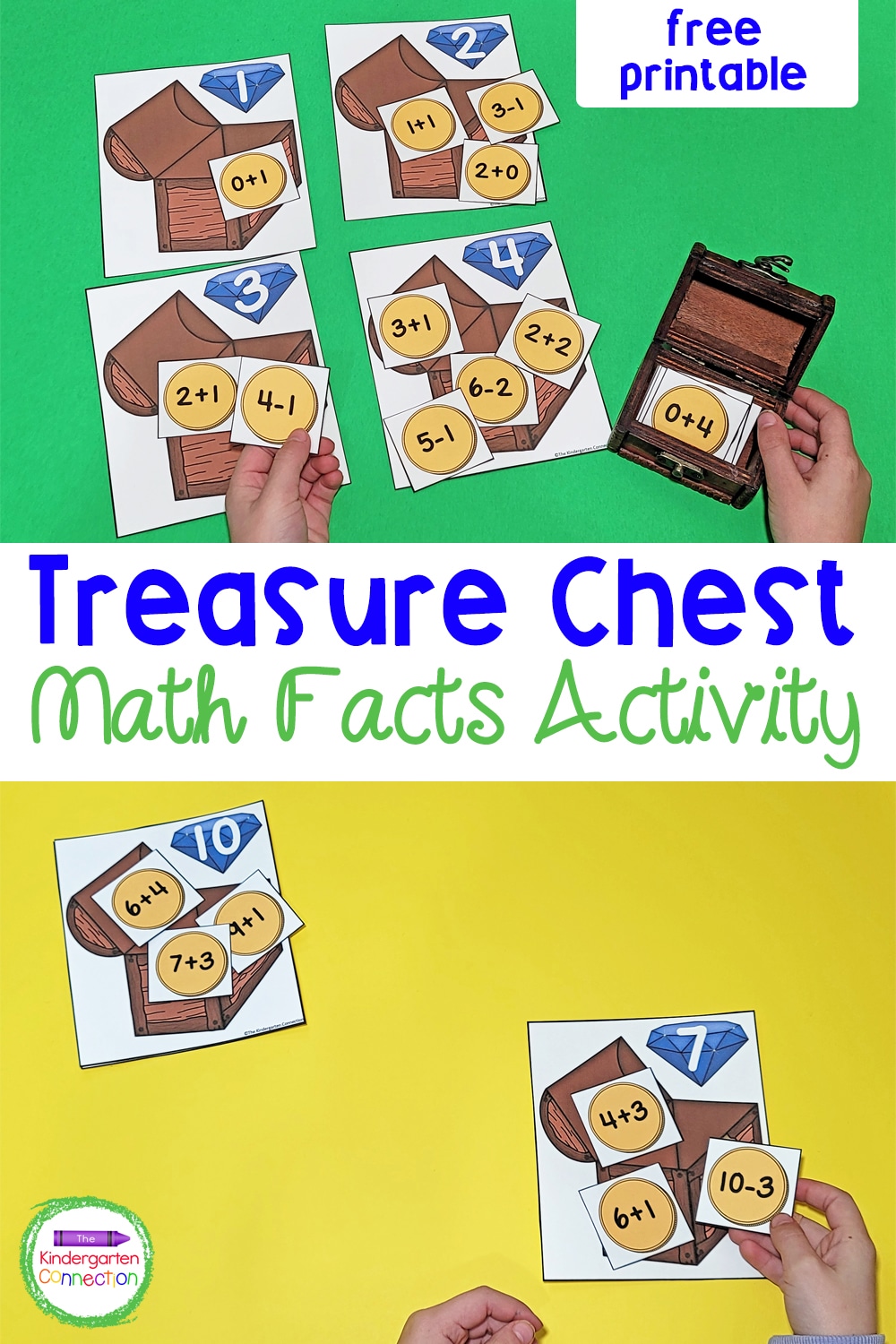 Treasure Chest Math Facts Game
