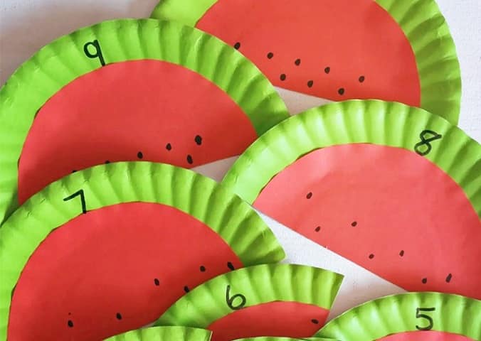 Watermelon Fine Motor and Counting Activity