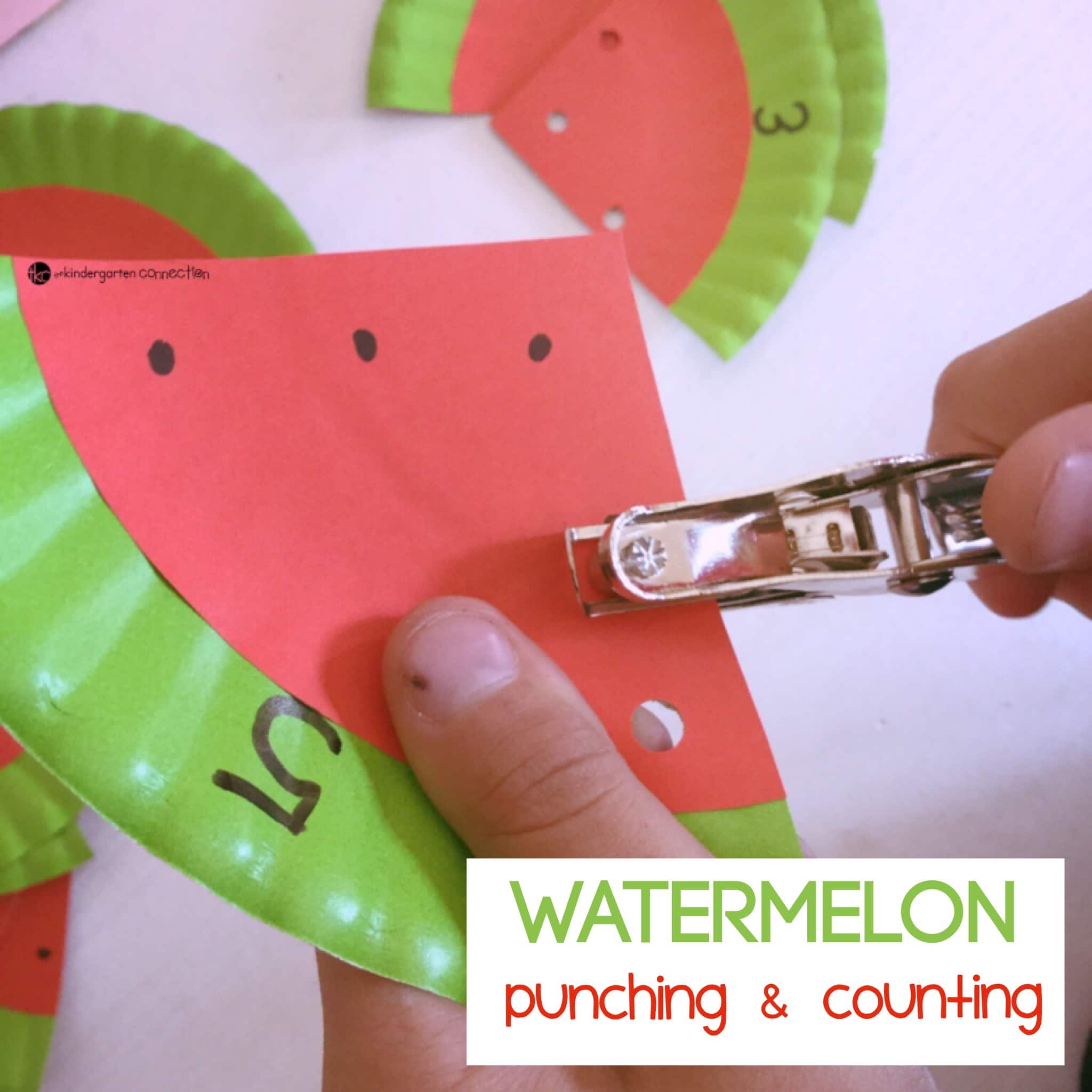 Make these fun watermelon counting cards during summer for a lovely counting and fine motor activity to play with your Preschooler or Kindergartner!
