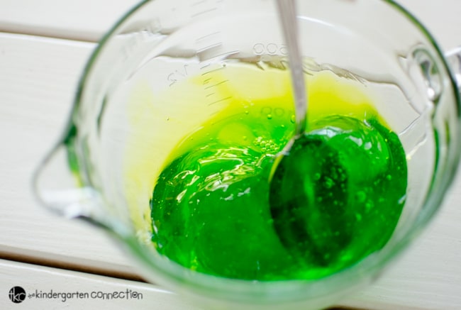 This lily pad frog slime recipe is a great way to make slime and have hands-on fun while learning about ponds or frogs. Use it for a frog theme and frog life cycles.