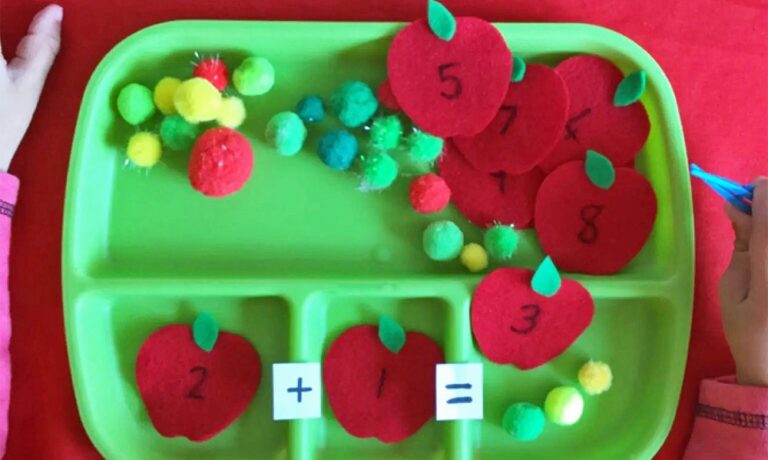 Hands-On Apple Addition Activity