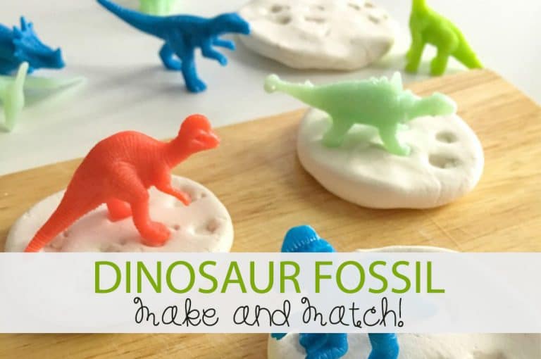 Create A Dinosaur Fossil Make and Match!