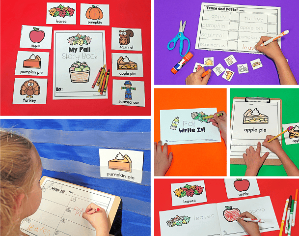 Fall Writing Activities for Pre-K & Kindergarten