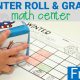 winter roll and graph math activity