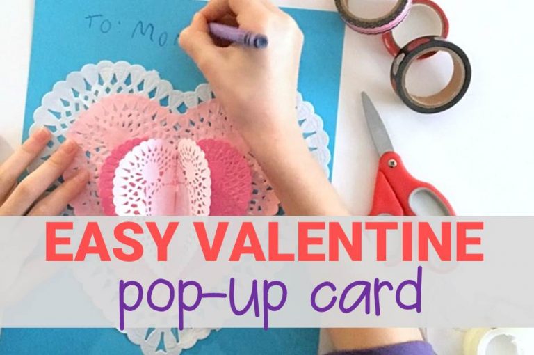 Easy Heart Pop-Up Valentine’s Day Card