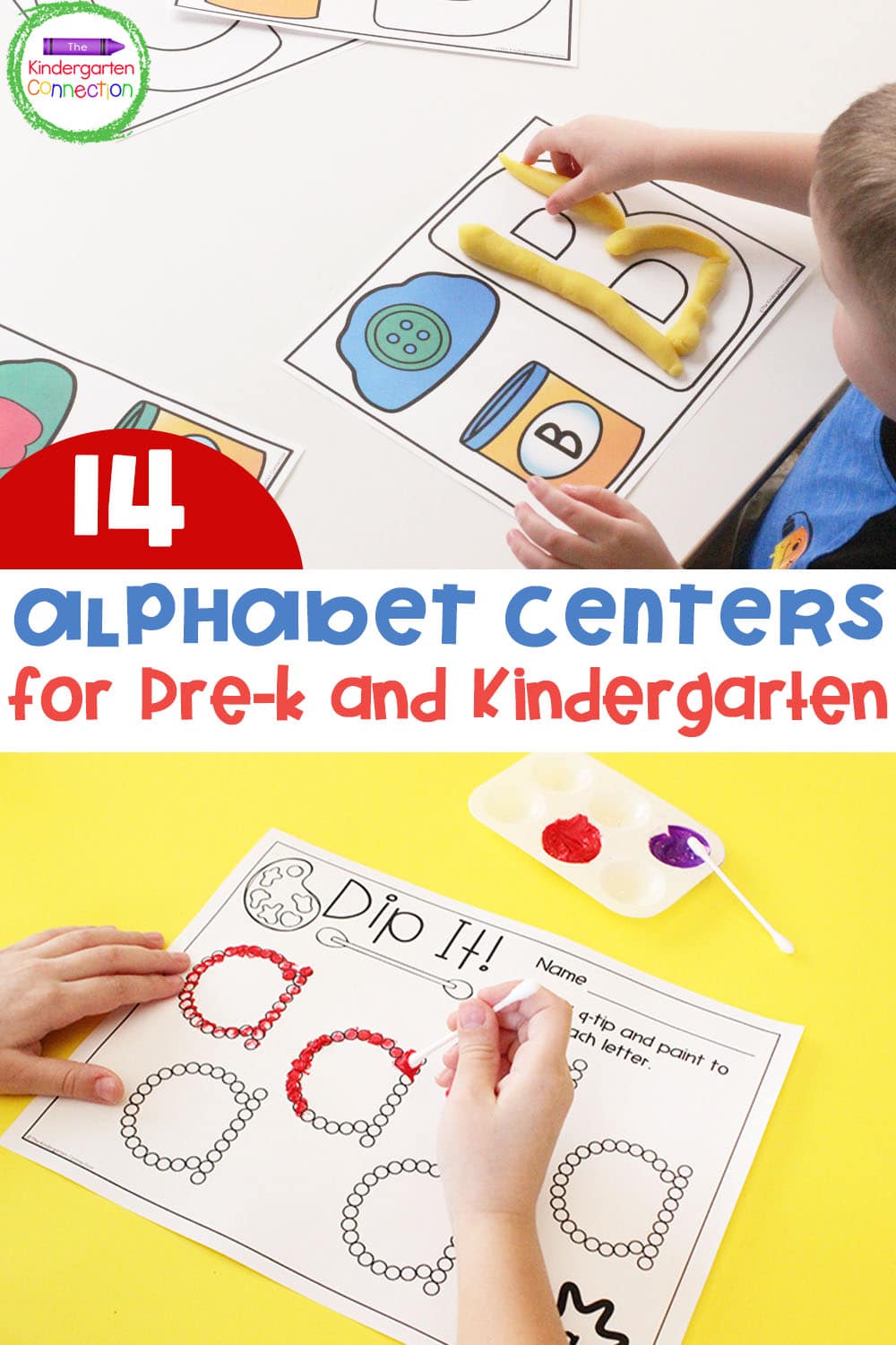 Alphabet Activities and Centers for Pre-K & Kindergarten