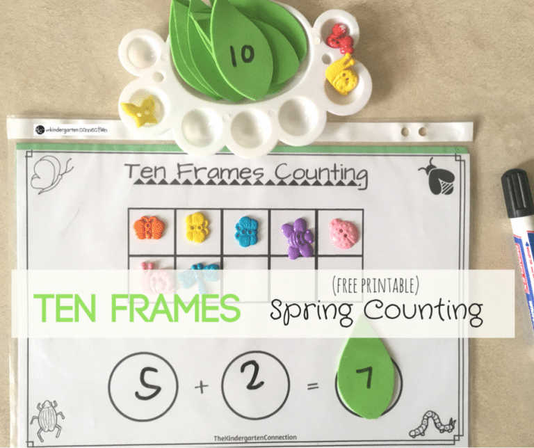 Ten Frame Spring Counting