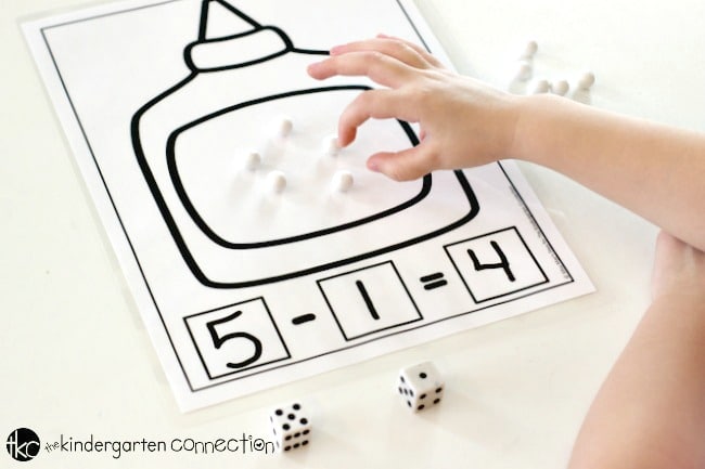 Back to School Addition and Subtraction Math Mats