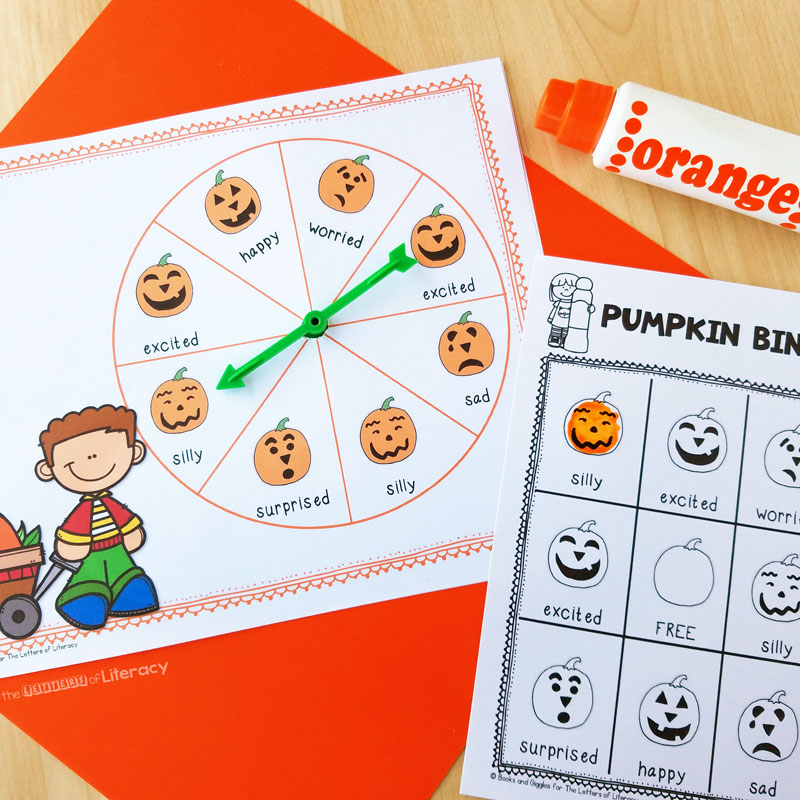 This free printable Halloweeen Bingo activity is so fun for identifying emotions! 
